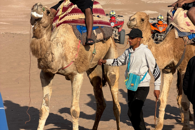 Agadir: Quad Bike and Camel Ride Desert & Beach Tour