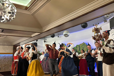 Madère:Soirée typique et folklorique.incluse.Dîner transpt