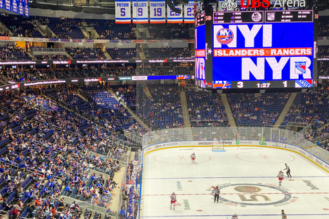 Elmont: New York Islanders UBS Arena Ice Hockey Game Ticket Lower Sideline