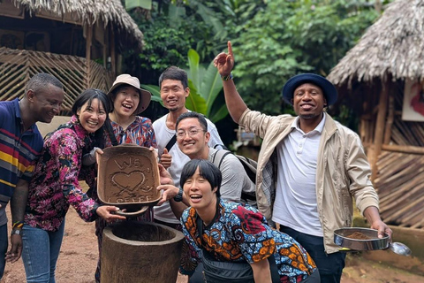 From Moshi: Materuni Waterfalls and Coffee Tour with Lunch