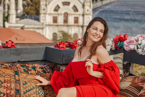 Istanbul: Rooftop Photoshoot with Flying Dress