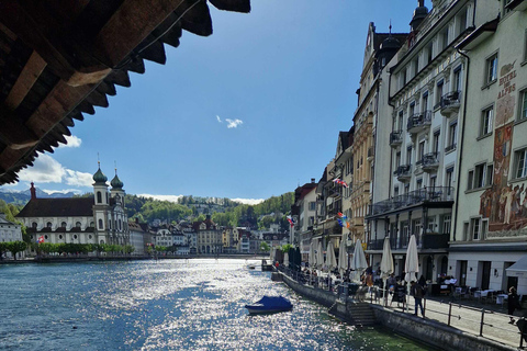 Lucerna: Prywatna wycieczka piesza i degustacja czekolady