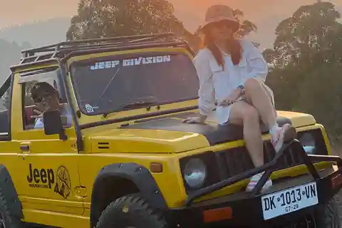 Ubud: mt.batur sunrise with breakfast by jeep and hot spring