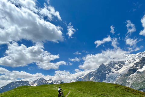 Courmayeur: Tour guiado de E-Bike Val Veny, Val Ferret