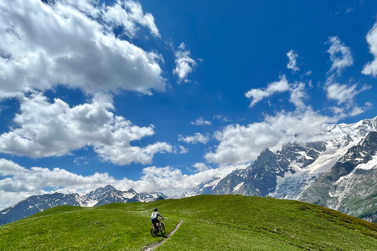 Courmayeur: Tour guiado de E-Bike Val Veny, Val Ferret