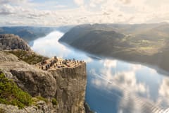 Ab Stavanger: Preikestolen RIB-Safari & Wanderung Kombitour