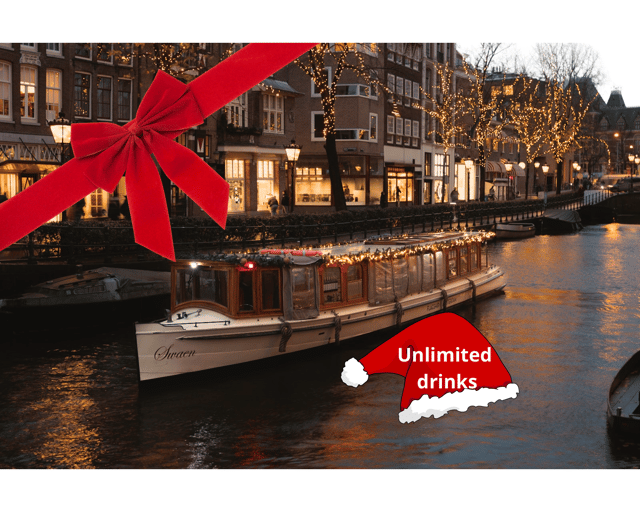 Amsterdam: Covered Canal Cruise with Unlimited Drinks Option