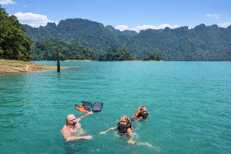 Khao Sok Lake Raft house, Temple & Wildlife Spotting w/Lunch
