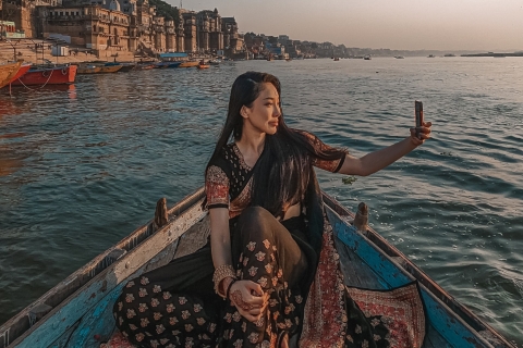 Wycieczka z przewodnikiem o wschodzie słońca w Varanasi