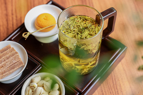Hangzhou: Tea Picking, Roasting, and Fan-Making Experience Premium Tea Picking, Drone & Lacquer Fan Experience