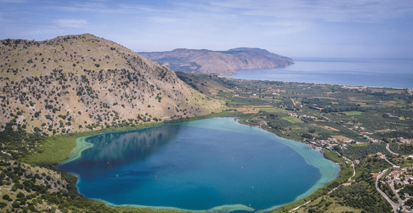 From Rethymno: Kournas Lake, Springs & Olive Mill Day Trip