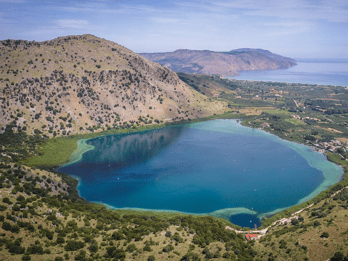From Rethymno: Lake Kournas, Argyroupolis & Georgioupolis