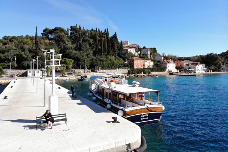 Desde Dubrovnik: Hop-On-Hop-Off Billete de barco a las islas Elaphiti