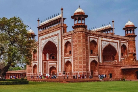 Vanuit Delhi: 5-daagse Gouden Driehoek Tour - Delhi, Agra, Jaipur5 Daagse Gouden Driehoek Tour met AC Auto + Alleen Gids