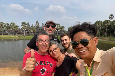 Tour privato di Angkor Wat di 1 giorno con guida spagnola.Tour privato di Angkor Wat di 1 giorno con guida turistica spagnola