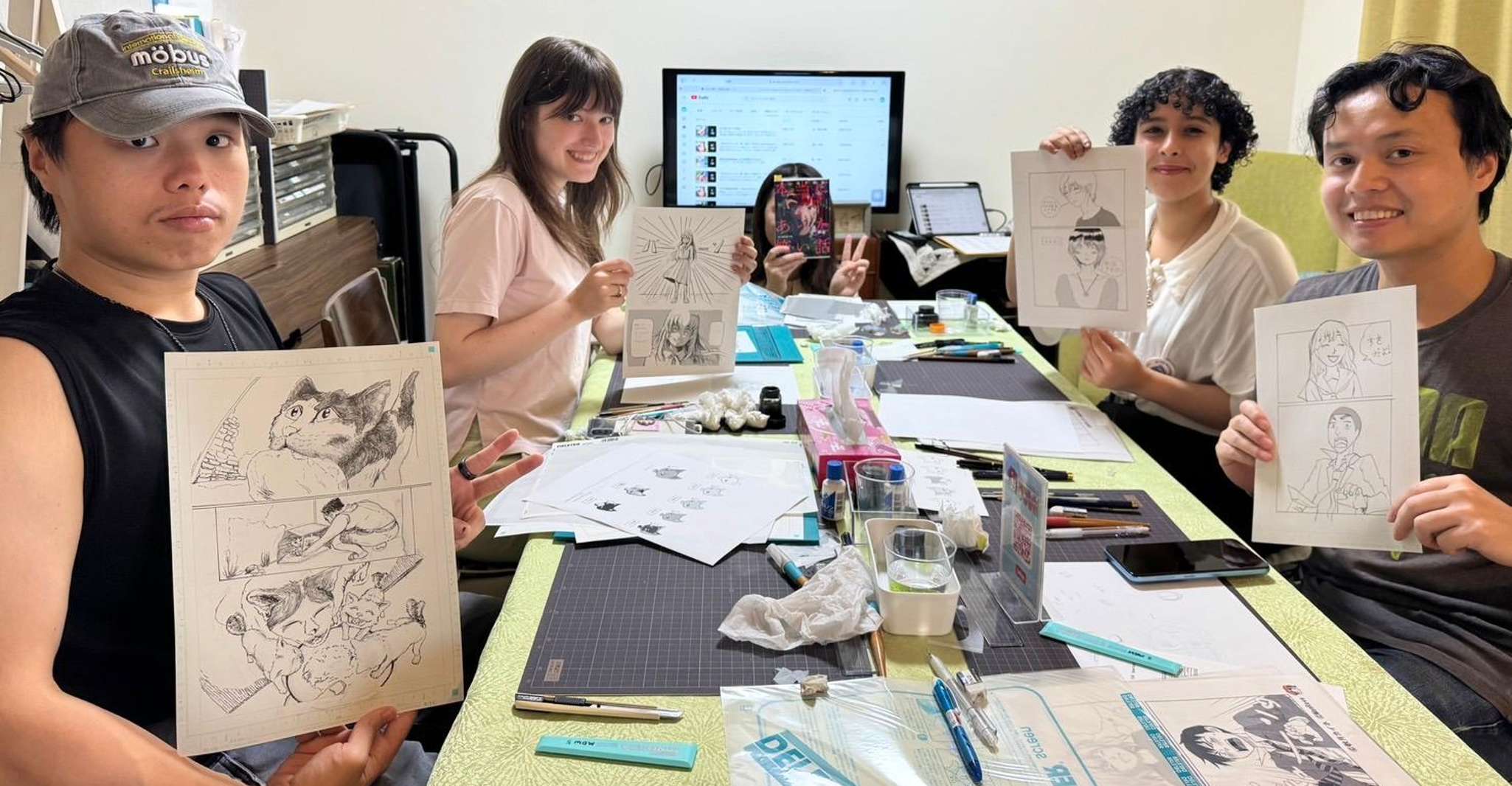 3-Hour Manga Drawing Workshop in Tokyo