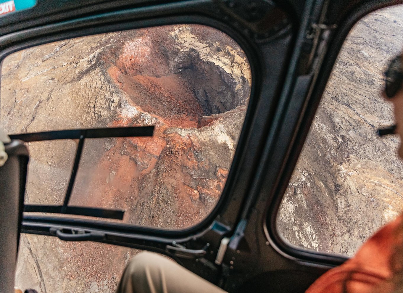 Fra Reykjavik: Helikoptertur i det nye vulkanske område