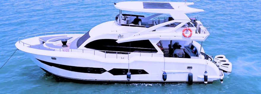 Koweït : location de yacht privé avec vue sur la ville