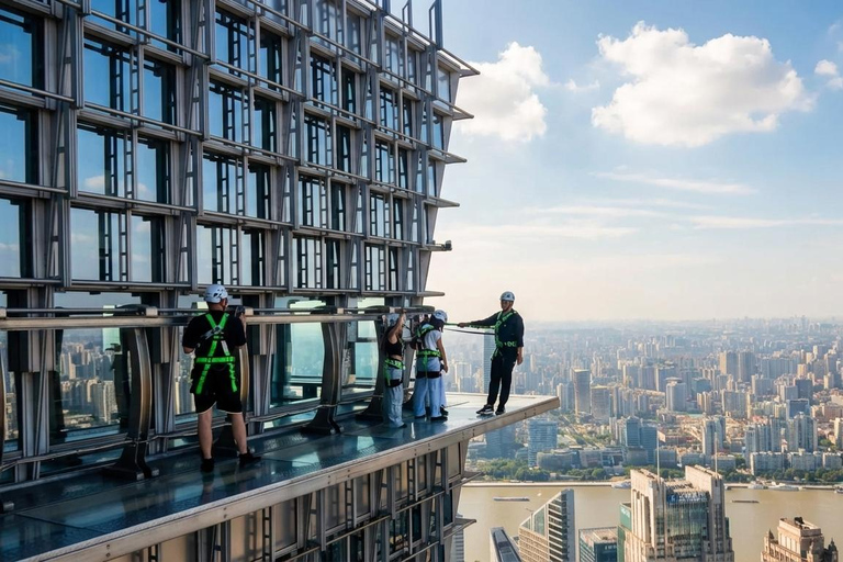 Shanghai: Jin Mao Tower Skywalk Ticket (340m Outdoor Walk)
