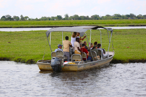 Victoria Falls: Zambezi Sunset Cruise & Botswana Chobe Park