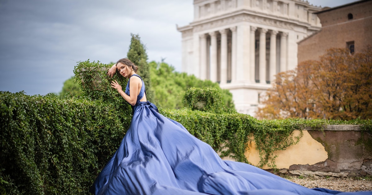 JRUIA Eiskunstlauf Kleid Mädchen - Rhythmische Gymnastik Dress Mit Strasssteinen