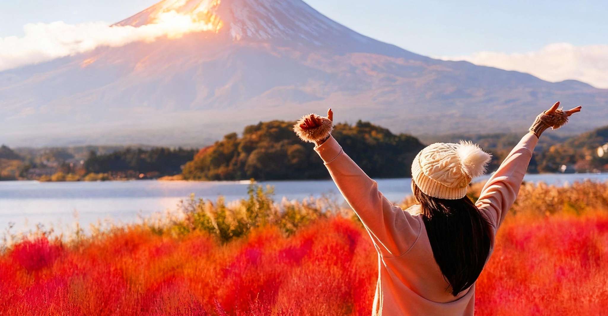 Mt Fuji Top 5 Spots Day Tour: Arakurayama Park,Oshino Hakkai