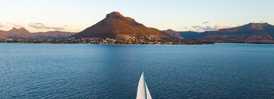 Maurice : croisière en catamaran, coucher de soleil, boissons et collations