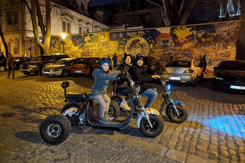 Grand City Tour on Electric Trike in Prague - Live Guided 1.5 Hour : 2 persons on 1 Trike