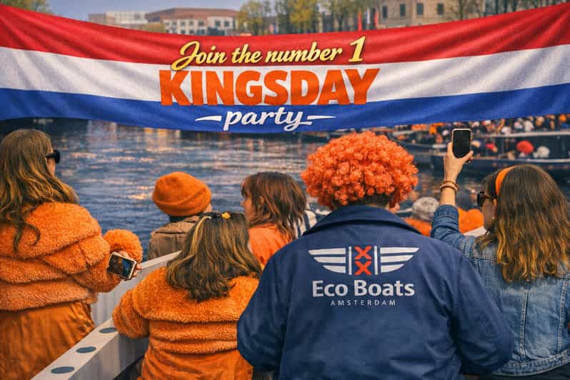 Amsterdam: Kings Day Boat Party with Unlimited Drinks