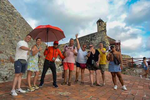 Gratis wandeltour naar kasteel San Felipe de Barajas in Cartagena