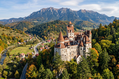 Dracula Castle, Peles Castle and Brașov Day Trip Bucharest COACH TOUR Audio guide in 24 languages