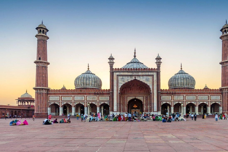 Delhi: Privat dagsutflykt Old &amp; New Delhi med transfer4 timmar - Old Delhi Tour med med AC-bil, förare och guide