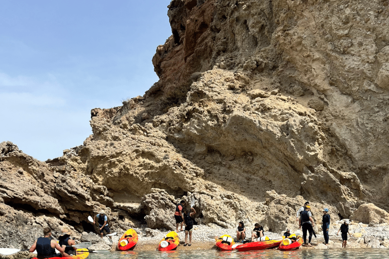 Ibiza: Sea Cave Tour with Guided Kayaking and Snorkeling Ibiza sea cave tour: guided kayaking and snorkeling route.