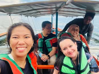 Taal Volcano Lake ( Boating around the lake )