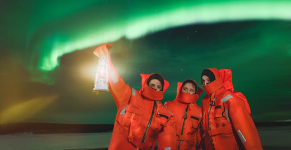 Rovaniemi: Ice Floating in Forest Lake with Combo Options