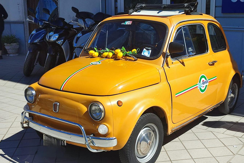 Positano: tour privato in Fiat 500 d&#039;epoca dal tuo hotel