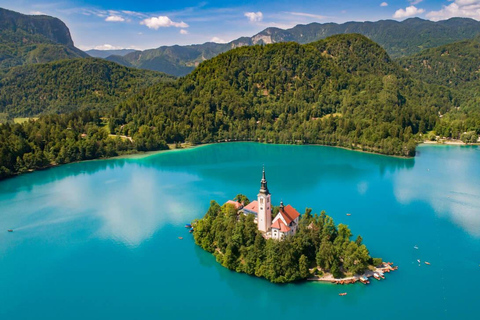 Depuis Zagreb : Excursion privée d&#039;une journée à Ljubljana et au lac de Bled