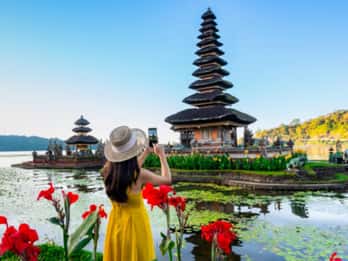 Bali: Heaven Swing, Beratan temple, Rice Terrace