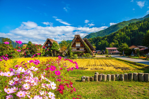 Enkelriktad buss: från Kyoto till Takayama via Kanazawa