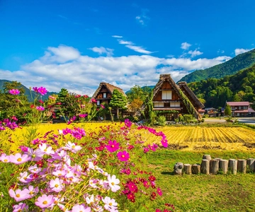 Autocarro direto: Kanazawa para Takayama com paragem em Shirakawago