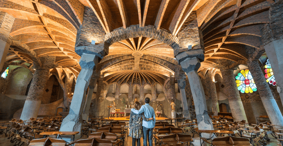 Gaudi&#39;s Crypt in Colonia Güell with Audioguide