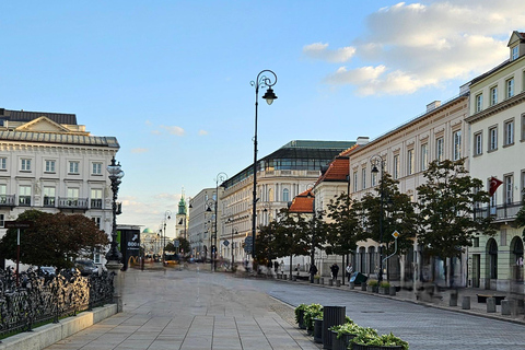 Old & Modern Warsaw Walking Tour with Free Drone Photo