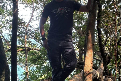 Langkawi Hidden Waterfall Hiking Tour with Thai Island Views