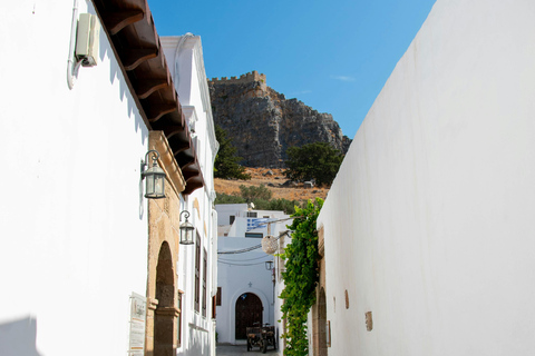 Omgeving Rhodos Stad: Lindos Rondreis Transfer met Vrije TijdLindos Express (6 uur)