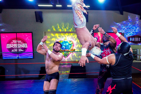 كوزوميل: عرض المصارعة المكسيكية مع التاكو والمارجريتاس!كوزوميل: تجربة Lucha Libre! باقة التاكو والمارجر