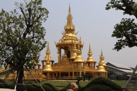 Chiang Rai White &amp; Blue &amp; Sang Kaew Phothiyan &amp; Lalitta CafeChiang Rai White-Sang Kaew-Blue Temple &amp; Lalitta Cafe