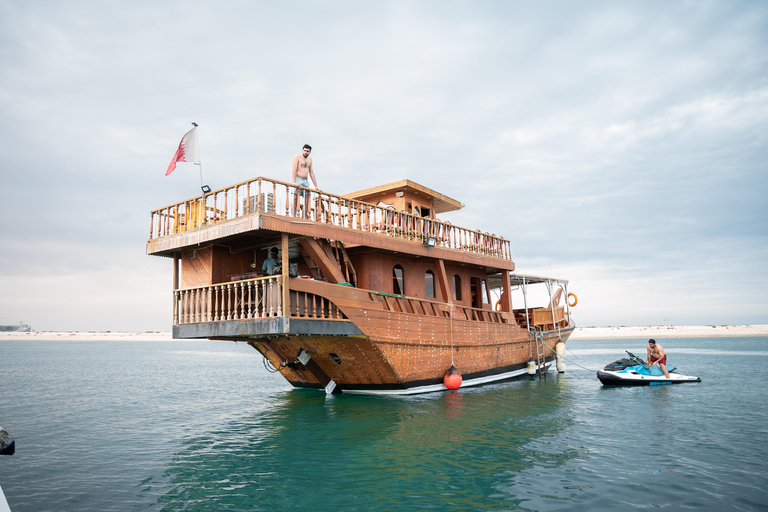 Doha: Traditional Dhow ride with Live BBQ Buffet Dinner Dhow Ride with Live BBQ Buffet dinner incl. Pick & drop