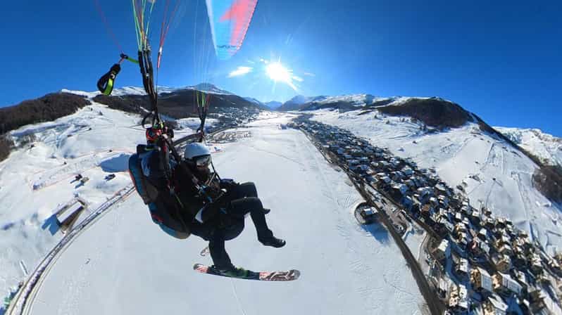 Livigno: volo in parapendio in tandem sulle Alpi lombarde