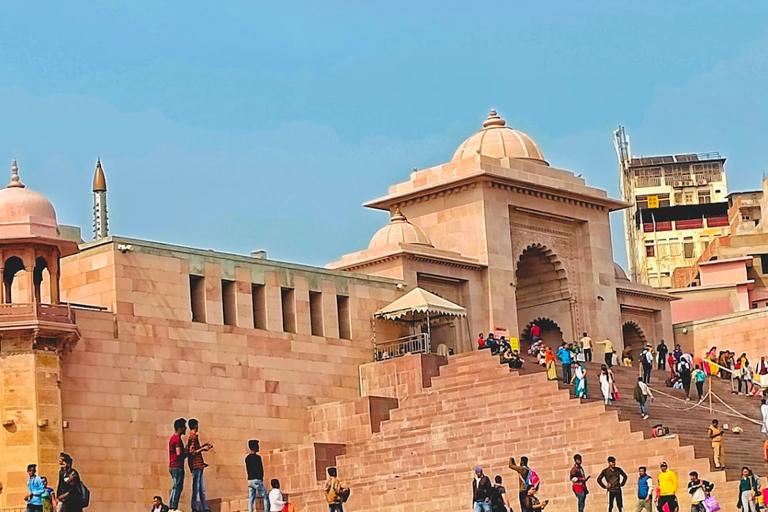 Visite d&#039;une journée tout compris à Varanasi avec vue sur le GangeVaranasi : visite privée d&#039;une journée sans billet