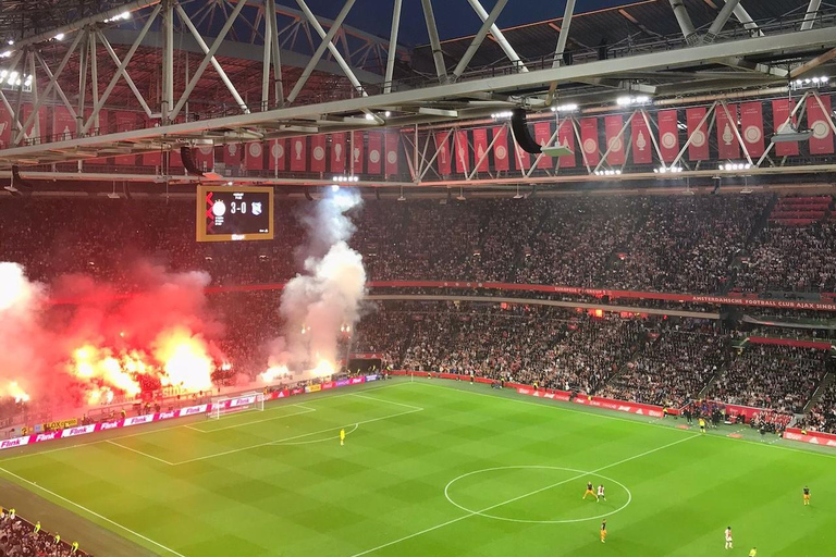 Amsterdam: Ajax Game with fans, seats and Guided City Tour